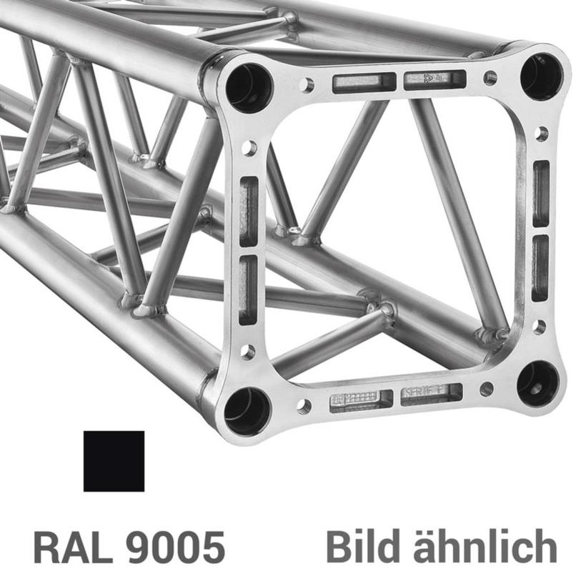 Litec QH30SA100-01 in schwarz RAL9005M HD 29 cm. square - 100 cm Truss