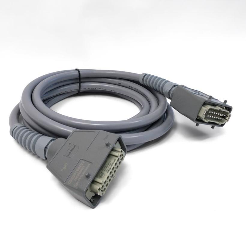 Ultralite Lastkabel HB16, 18x2.5mm², 20m, SCHWARZ, Tü/Tü 16pol Stecker/Buchse mit Lapp SKINTOP® BS Kunststoffverschr.