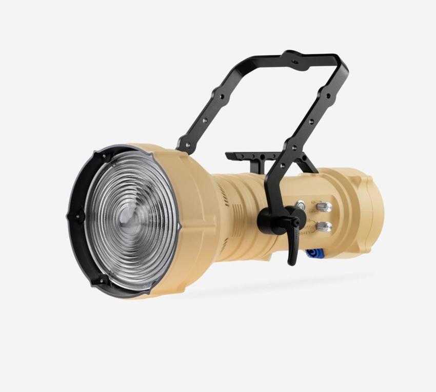 Maxima 3 Desert Edition Fresnel Kit, All-in-One 5600K Fresnel LED KIT, Profoto o. Bowens Adapt. incl. Flight Case