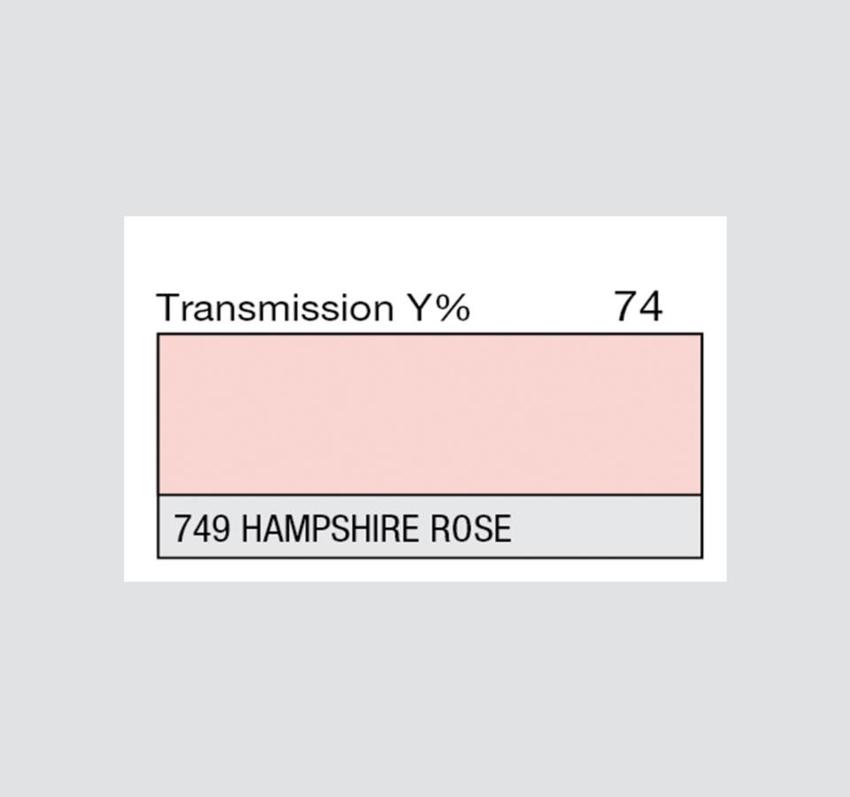 LEE-Filters, Nr. 749, Rolle 762x122cm    *** RESTPOSTEN *** normal, Hampshire Rose