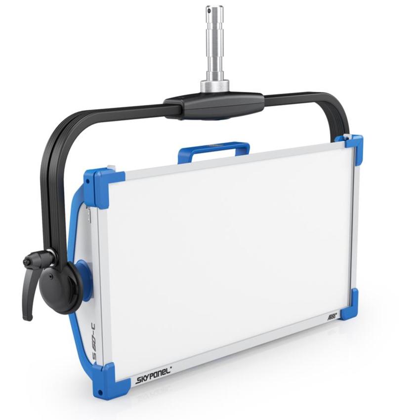 ARRI SkyPanel S60 Pro MAN – blue/silver, incl. Diffusion Panel, W/O Yoke & Cable, 4 LED Zones, integrated  PSU