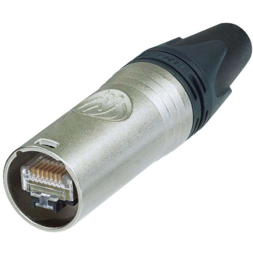 Neutrik etherCON CAT6a Steckverbinder zur Eigenmontage, für Isolationsdurchmesser > 1.1 mm, Nickel