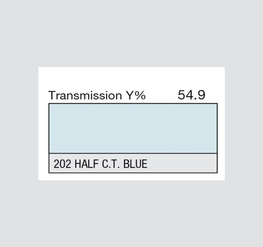 LEE-Filters, Nr. 202, Rolle 762x122cm normal, Half C.T. Blue / CTB