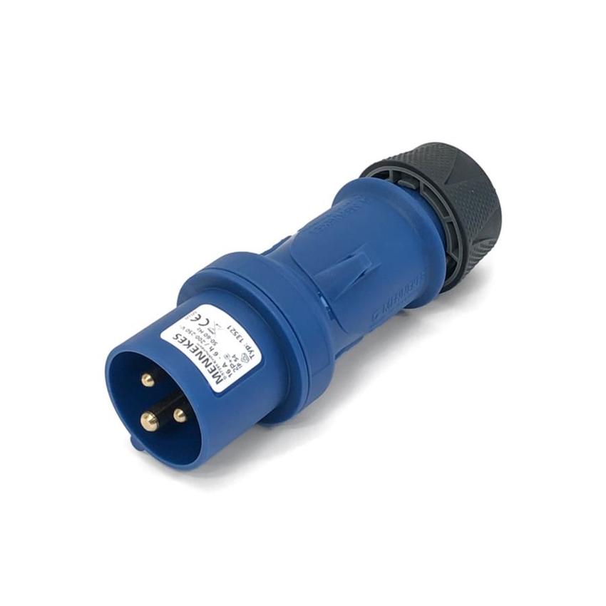 CEE Mennekes, Stecker Xtra S 16a 3p 6h 230V IP54 Anschluß: Schneid-Klemm-Technik