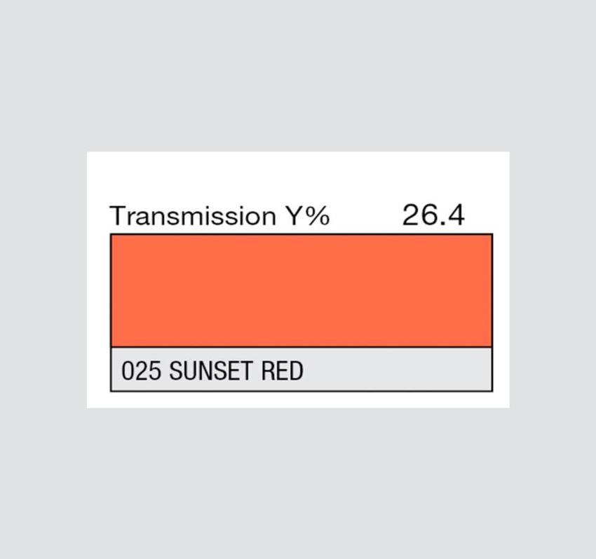 LEE-Filters, Nr. 025, Rolle 762x122cm normal, Sunset Red