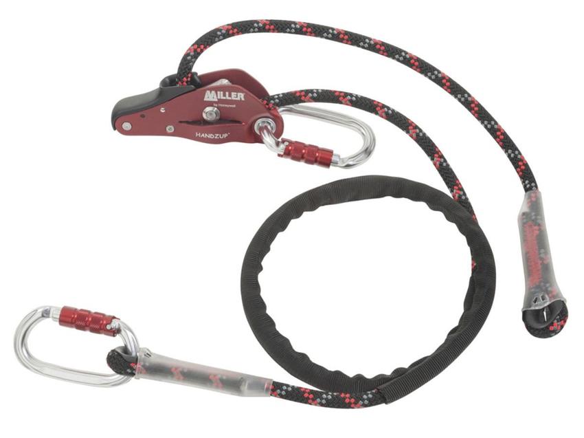 Miller HandZup® mit Twistlock-Karabiner, SNAP Haken und Schützhülle, 2m mit Karabiner