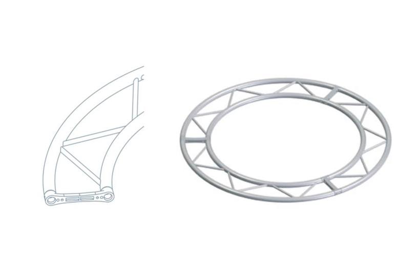 Litec FX30SC300A4P Horizontal ST 29 cm. flat - Hor-circle ext. diam. cm. 300, 4 sect.