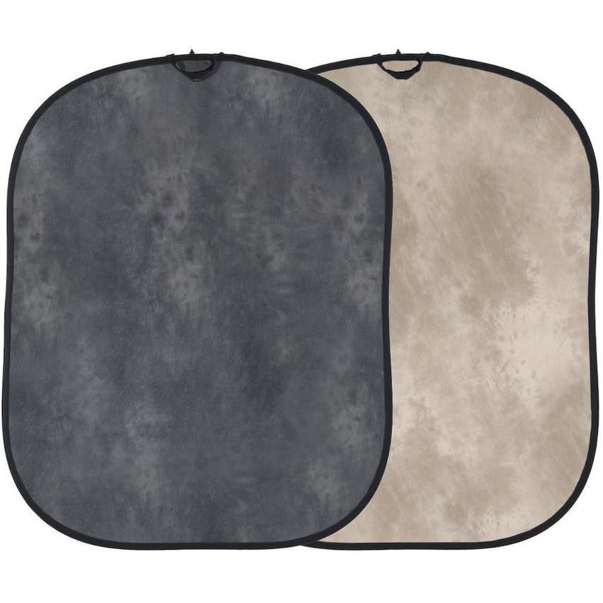 Lastolite Falthintergrund Doppelseitig Schwarz/Grau 150x180cm inklusive Tasche